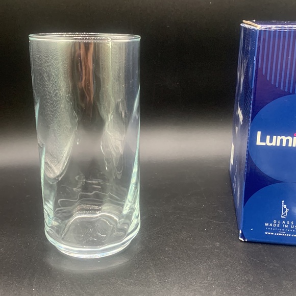 Rumba Luminarc 4 Piece 16 oz. Glasses Made in USA Dishwasher Safe - Picture 2 of 8